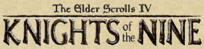 Elder Scrolls IV: Knight of the nine